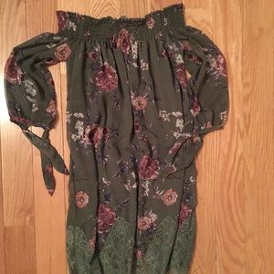 Off the shoulder dress